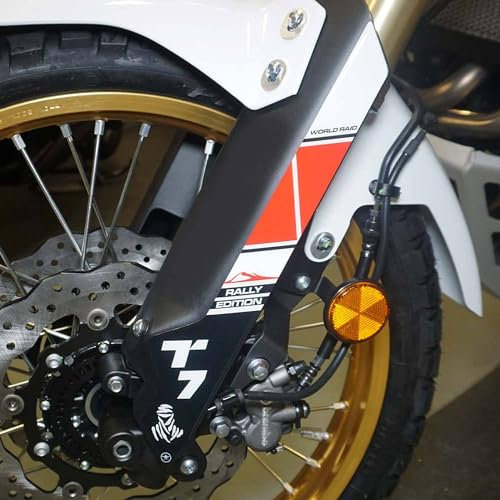 labelbike - 2 3D Aufkleber Motorrad Dekorationen und Schutz für Kotflügel kompatibel mit Yamaha Tenere 700 Rally Edition ab 2022
