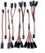 winwill Servo-Verlängerungskabel, 15 cm, Stecker auf Buchse, Servo-Verlängerungskabel für JR RC Modelle, Flugzeug, 8 Stück