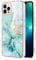 iPhone 14 Pro Case Marble, iPhone 14 Pro Phone Case for Girls Women Soft Gel Silicone TPU Bumper Cover Shockproof Anti-Scratch Protective Back Cover Case for iPhone 14 Pro, Green