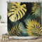 Bovlleetd 152x183cm Or Feuille De Monstera Rideau De Douche Art Abstrait Rideau De Salle De Bain BohèMe Mi-SièCle Rideaux De Douche Rose Gris Plante Feuilles Rideaux De Douche pour DéCor De Bain