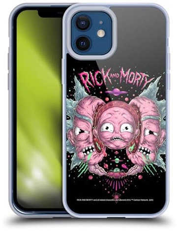 Head Case Designs Offizielle Rick and Morty Intergalactic Escapades Grafiken Für Staffel 1 & 2 Gelhülle [Militärischer Grad] Kompatibel Mit Apple iPhone 12 / iPhone 12 Pro Und Kompatibel Mit MagSafe