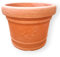 Terrastone Kunststoff Pflanzkübel - 60x56x45cm Blumenkübel wetterfest - Übertopf Pflanzgefäß mit Dekor für Garten und Balkon (60cm)