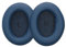 kwmobile 2x Cuscinetto Cuffie Compatibile con 1More SonoFlow/SonoFlow SE Pad - Cuscinetti Ricambio Cuffie Over Ear Simil Pelle - blu scuro