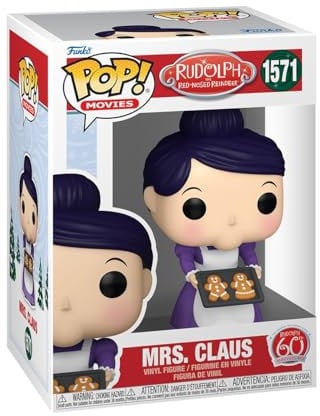 Funko Pop! Movies: Rudolph – Mrs. Claus - Rudolph The Red-Nosed Reindeer - Vinyl-Sammelfigur - Geschenkidee - Offizielle Handelswaren - Spielzeug Für Kinder und Erwachsene - Movies Fans