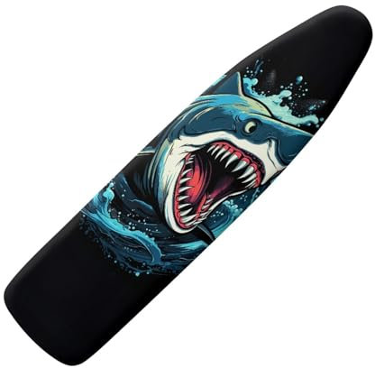 Micoklinlin Grande housse et tapis de table à repasser pour centrale vapeur avec rembourrage et bord élastique 150 x 50 cm