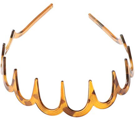 LIGSLN Serre-tête Zig-Zag à dents longues pour femmes et filles en résine plastique antidérapant peigne à cheveux serre-tête accessoires cheveux