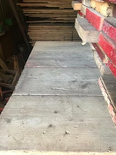 Used Scaffold Boards Timber Planks 1ft to 6ft Long x 9 Wide Unbanded Grade A Scaffold Boards/Planks (2, 6 foot long)