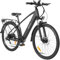 DYU Electric Bike, 27.5 Electric Bicycle with 7 Speed Shifting, Smart Urban E-Bike with 48V 10Ah Removable Battery, Center Smart Display, Adjustable Height, Dual Disc Brakes, Unisex Adults