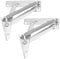 Qrity 1 Pair Lift Up Flap Top Hinge, 80 Degree Folding Spring Hinges, Sofa Bed Lifting Hinges, Lift Up Hinge for Wardrobe, Cupboard, Furniture