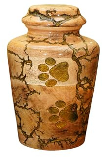 Holzurne für Haustier-Asche Urne für Hund Urne für Katze Einäscherung Haustiere Gedächtnisbox Handgefertigte Urnen Box Mehrfarbig.. (Golden Gelb, Medium 110 LBS)