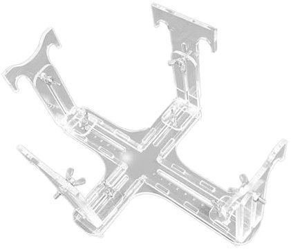 LOVIVER Supports pour Maquettes d'Avions Supports pour Modèles Réduits en Acrylique Support de Peinture en Aérosol pour Bureau 25,5 Cm X 18,5 Cm