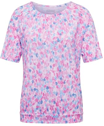 Rabe T-Shirt Floraler Print in Rosa für Damen
