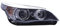 YGYGNZBV Scheinwerfer Montage Tanne für BMW 5Series E60 2003-2010, LED Frontscheinwerfer mit DRL Sequentielle Blinker Autozubehör,Left