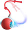 BCYPMYC Interactive Cat Toy Cat Ball Toy USB Rechargeable Self-MovingBall Stimulate Cats' Hunting Instincts Automatic Moving Ball with Tail With 3 Modes(Red)