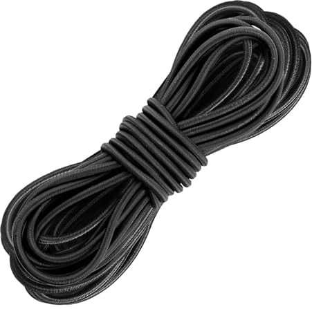 Gummiseil Expanderseil 6mm 10m Gummi für Anhängerplane Elastische Gummischnur Gummiseile Gummikordel Planenseil für Anhänger