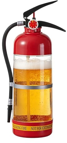 Dispensador De Cerveza Para Bar | Bomba De Bebidas Portátil Estilo Extintor Contenedor De Bebidas De Acrílico PP 1.5L 3L Accesorio Para Fiesta | Hogar Oficina Boda Picnic Barbacoa Raccolt