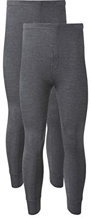 Heatwave® 2er Pack Herren Thermohose Lange Unterhose Warm Unterwäsche Baselayer S M L XL XXL Thermo, anthrazit, XL