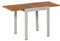 MERXX Gartentisch, Polyrattan, klappbar, 107x65 cm, braun 65 cm, 107 cm, braun