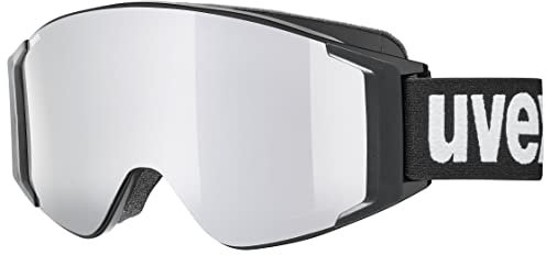 Uvex g.gl 3000 TOP - Ski Goggle for Men and Women - Polarized Lenses - incl. Interchangeable Lenses - Black/Silver-Brown - One Size
