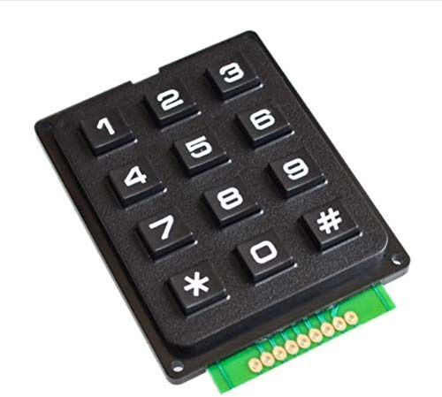 4x4 3x4 Matrix-Tastatur-Tastatur-Modul Verwenden Key PIC AVR Stamp Sml 4 * 4 3 * 4 Kunststoff-Tasten-Schalter,12