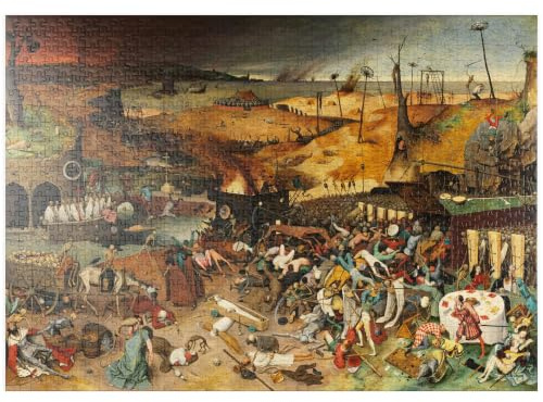 MyPuzzle The Triumph of Death, 1563, by Pieter Bruegel the Elder - Premium 1000 Teile Puzzle - MyPuzzle Sonderkollektion von Aepyornis