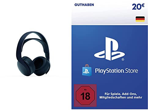 PULSE 3D™-Wireless-Headset - Midnight Black [PlayStation 5] + PSN Guthaben | 20 EUR | deutsches Konto | PS5/PS4 Download Code