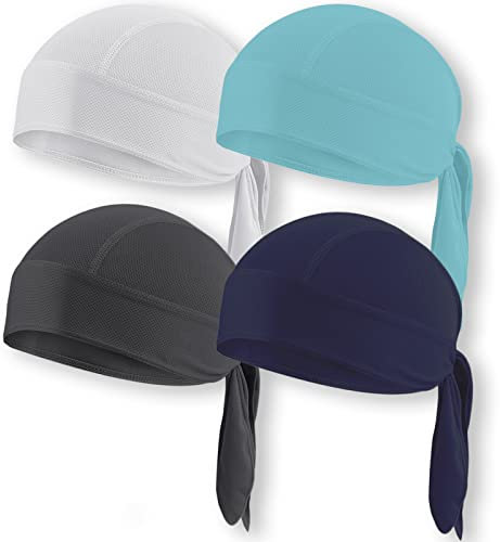 Wisolt Bandana Herren Stirnband Damen Sport Atmungsaktive Kopfbedeckung Kopftuch Damen Sommer für Radfahren Motorradfahren Laufen Kopftuch Herren für Wanderung Fahrrad Geschenke für Männer Frauen