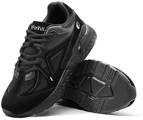 FitVille Extra Larghe Scarpe Donna Sneakers Supporto per Arco Plantare Pianta Larga Scarpe da Ginnastica Donna Comfort per Piede Piatto Scarpe da Lavoro Comode 40 EU X-Larga
