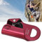 kemengsuer Rock Climbing Chest Ascender, Aluminum Alloy Manual Rope Grab, Climbing Rope Fall Protection Mountaineering Tree Climbing Ascender for Outdoor