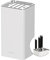 LOVECENTRAL Universal Knife Holder, Round Knife Block Without Knives, Knife Block Storage Holder for Protecingt Blade Space Saver, White