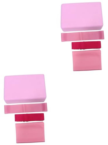 CLISPEED 2 Sätze Geschenkset Yoga-Stein Widerstandsring Stretchband Gummiband Emulsion