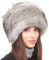Futrzane Classic Kosakenmütze - Fellmütze Damen Winter - Pelz Russische Mütze (XL, Silber Classic)