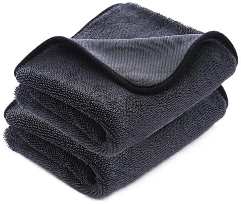 Microfibre Cleaning Cloths, 40 x 60cm Large Size Magicwipe Drying Cloth, Machine Washable, Polishing, Waxing & Dusting Cloth, Lint-Free, Scratch-Free Ideal for Car Cleaning, Window Cleaner (2)