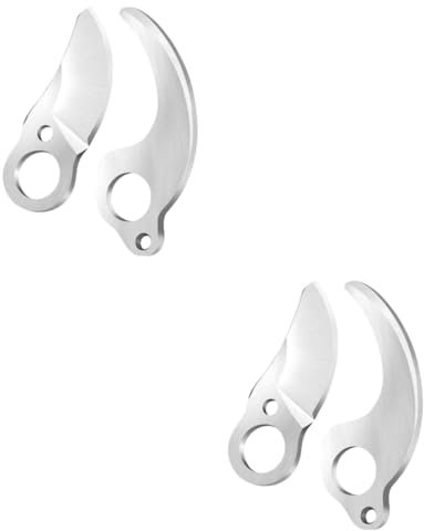 4 Stück Astschere Klinge Scherenblätter Zum Beschneiden Gartenschere Scheren Klingen Auswechselbare Elektrische Schneidmesser Astscherenmesser Tauschen Astscherenblätter Sk5 Silver Parliky