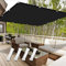 Toile d'ombrage Voile Ombrage Pergola 4 x 9 m Anti UV Contre Le Vent Voile Solaire Taud avec Œillets pour Jardin Terrasse Balcon Camping, Noir