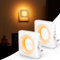 Nachtlicht Steckdose LED Nachtlicht Kinder Dimmbar mit Dämmerungssensor, 1800K Bernstein Steckdosenlicht ,Baby Night Ligh Augenschonendes LED-Licht für Kinderzimmer, Bad, Schlafzimmer, Flur, Treppen