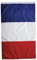 Ligeinsrk Bandera Francesa Colors Brillantes Flaros Nacionales franceses Fator de jardín Resistente con Ojales 60x90cm Francés