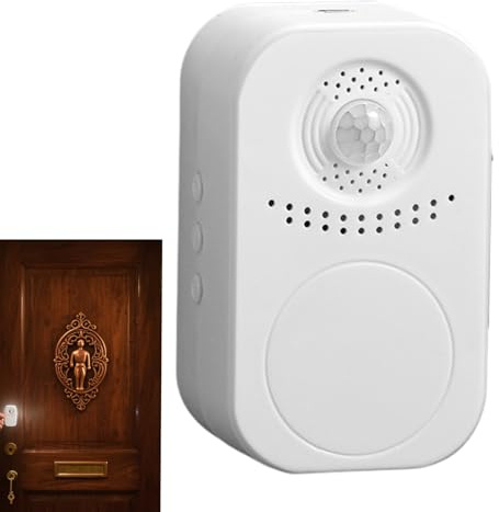 Renchey Bewegungsmelder Klingel - Induktive Sprach Erinnerung - Bewegungsmelder-Gong Für Zuhause Geschäft Apartment Laden Draußen Drinnen