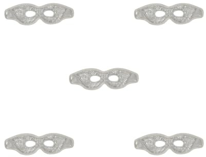 5 Set mit kaltkühlenden Augenmasken, wiederverwendbare Gel-Perlen-Augenmaske zum Entspannen trockener Augen, Tränensäcke, Grau, 29 x 9 cm