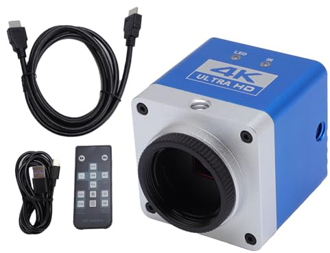 Garosa Caméra de Microscope 4K Capteur CMOS 8,3MP avec Sortie D'affichage de Type C et HD Microscope Industriel Numérique 4K 30fps pour Une Utilisation en Laboratoire D'inspection