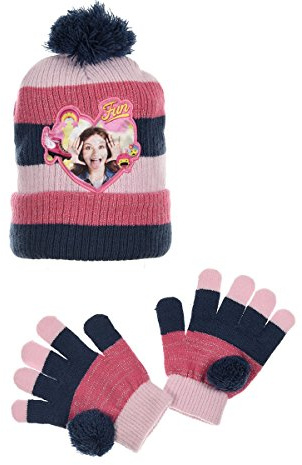 Disney Soy Luna Mütze und Handschuhe (pink, 52)