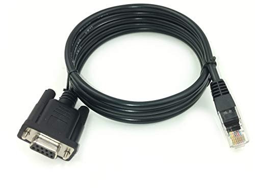 RW RoutersWholesale RJ45 to DB9 Cable Console Compatible/Replacement pour Aruba / 5066-3090 5188-3836