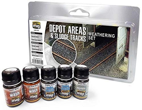 Ammo Mig: 7470 Depot Areas & Sludge Tracks Weathering Set