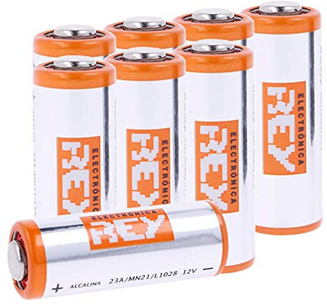Pack 12 Batterias Alcaline MN21 12V 23A, Alta Capacità