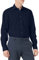 Seidensticker Herren Business-Hemd - Regular Fit - Bügelfrei- Kent-Kragen - Langarm - 100% Baumwolle Blau (Dunkelblau 19) 44