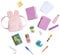 Our Generation Bright and Learning Set – School Supplies with Bunny Ear Backpack for 18-inch Dolls – 20 Piece Classroom Accessory Set