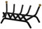 MILLE SRL Brucialegna Extra Pesante 18mm per Camino in Ferro 50x35x20hcm Triangolare - PORTALEGNA