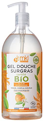 MKL Green Nature Gel Douche Surgras Fleur d'Oranger Bio 1 L