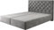 DELIFE Boxspringgestell Dream-Great Mikrofaser Taupe 160x200 cm