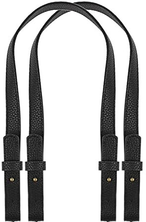 Herbests Leder Trageriemen Schulterriemen Trageriemen Tragegurt Schultergurt Taschengurt Taschenriemen Umhängeriemen Lederriemen Geschenk Kein Schnallenriemen Ersatzriemen für Tasche 78CM Schwarz